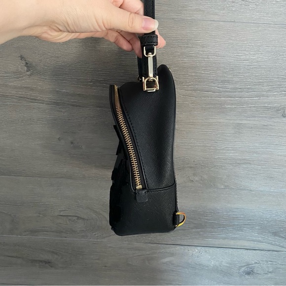 Kate Spade Cameron St Flock Roses Mini Backpack/ Crossbody - Picture 6 of 10